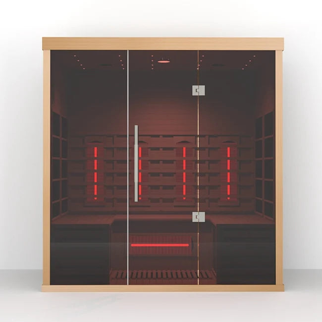 3 Person Infrared Sauna | Lumin Three Home Sauna