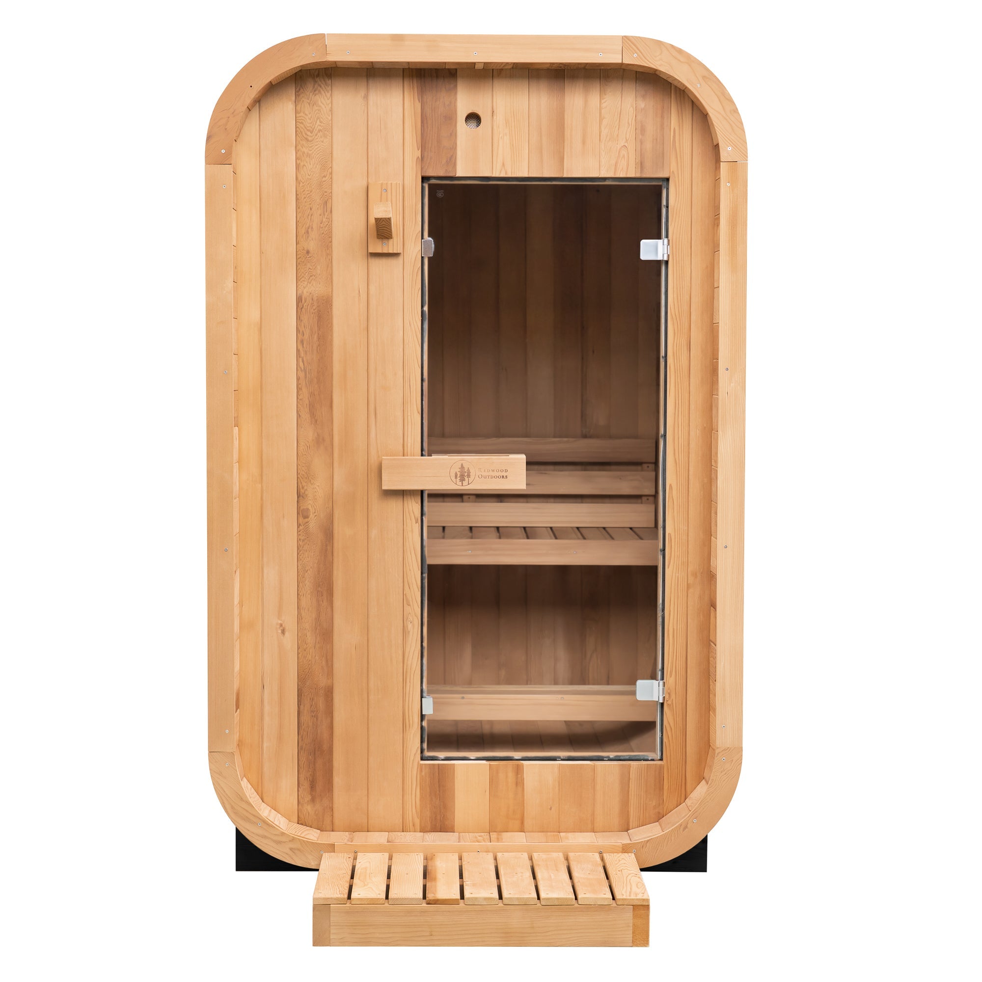 Duo Outdoor Sauna - 2 Person w/Harvia KIP 8kW Wi-Fi Heater