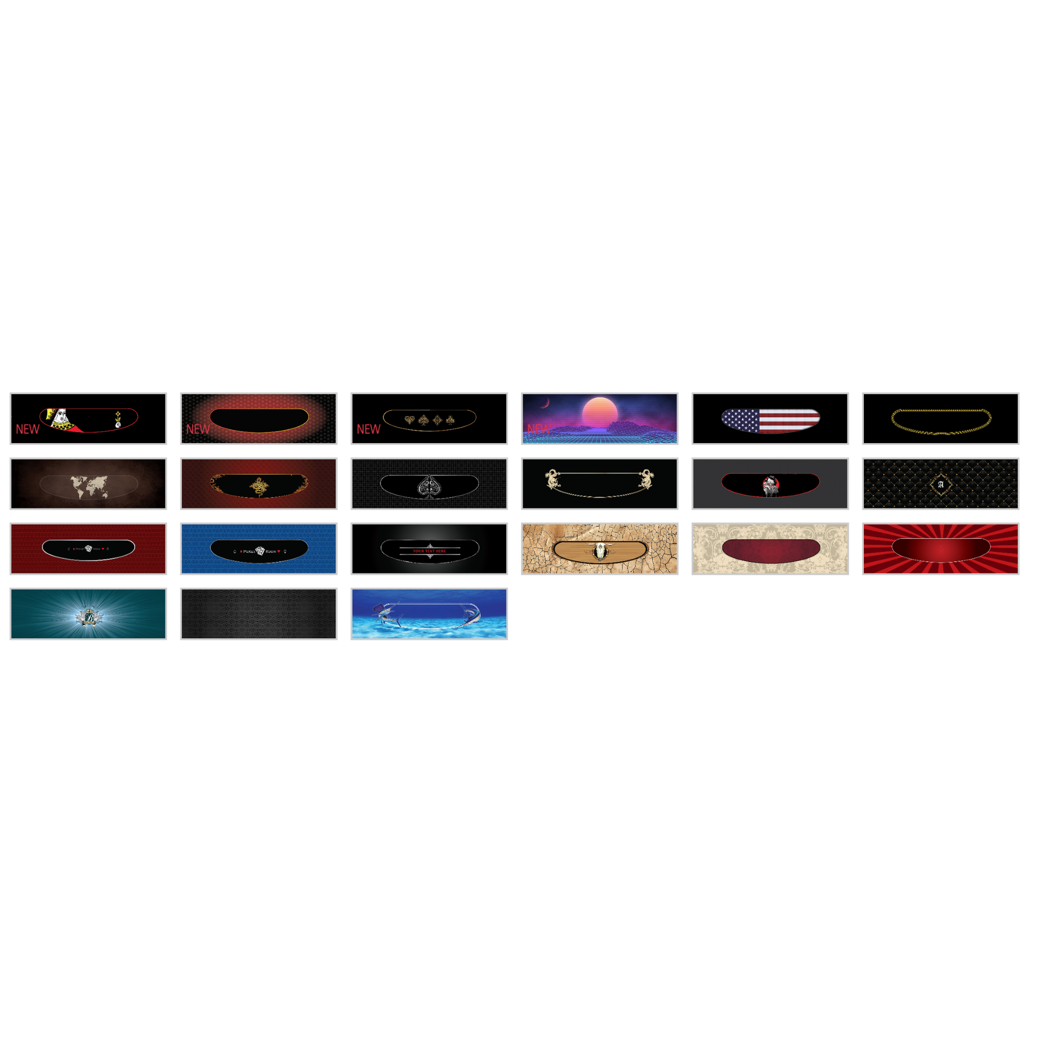 BBO Lumen HD Lighted Poker Table- 10 Player Table