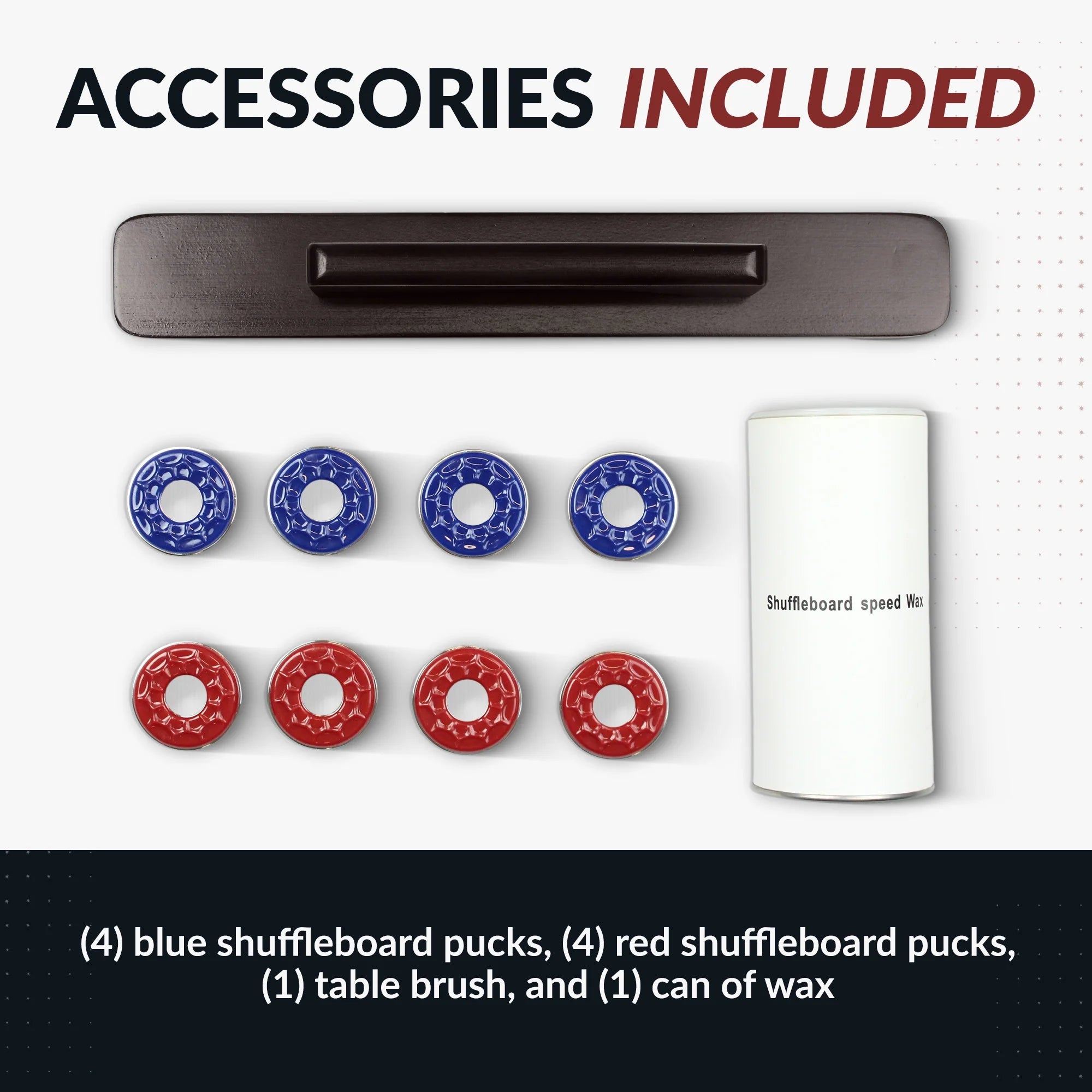 Merlot Shuffleboard Table