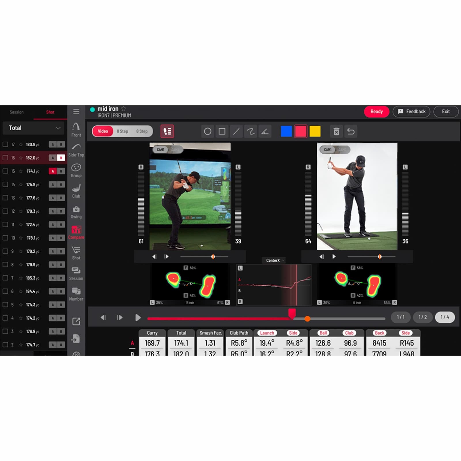 Uneekor EYE XO2 Overhead Launch Monitor – FREE Optix Camera & Trouble Mat Included
