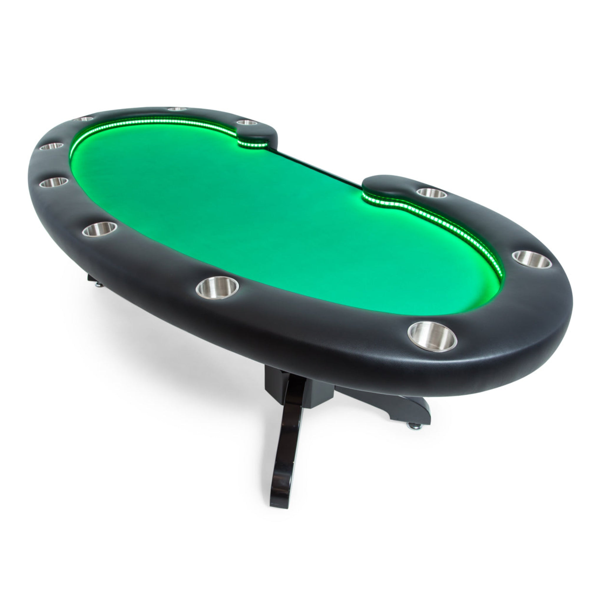 BBO Lumen HD Lighted Poker Table- 10 Player Table