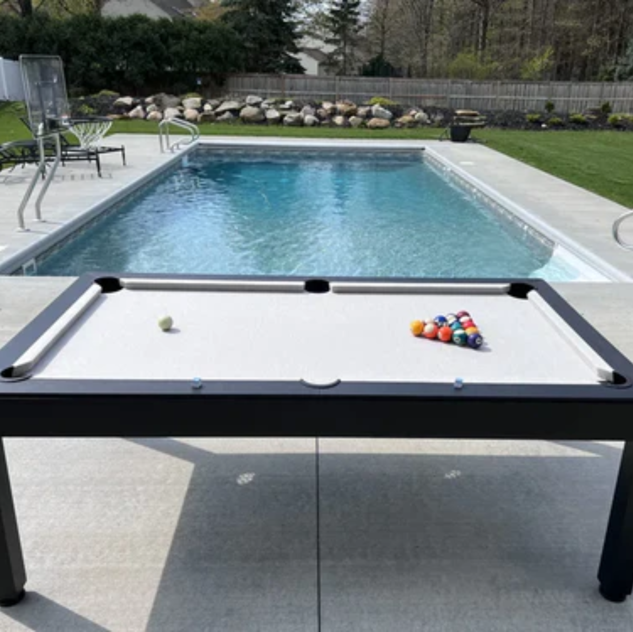 Panama Jack Billiard 7' Pool Table with Leg Levelers