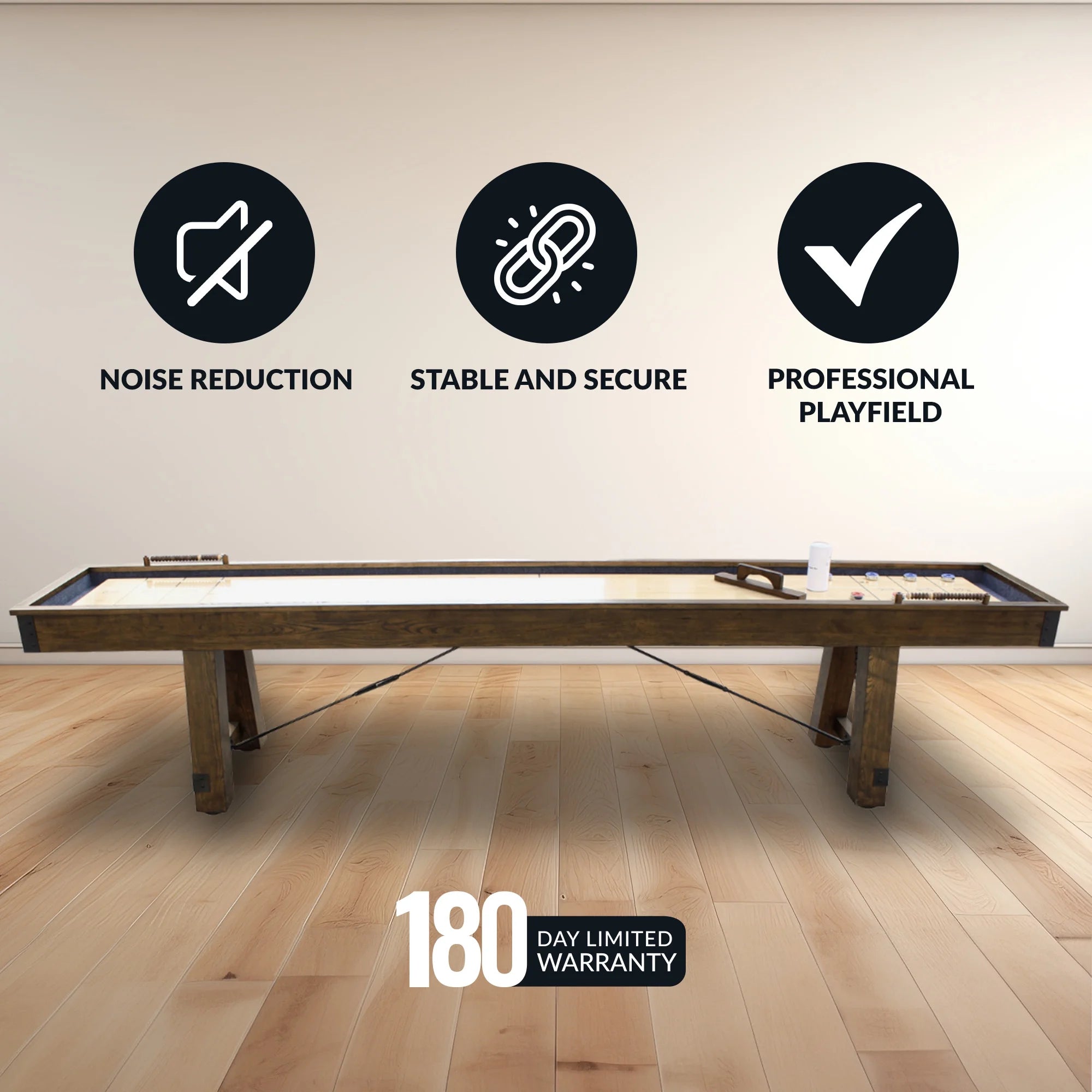 Cheyenne 12-Ft Shuffleboard Table