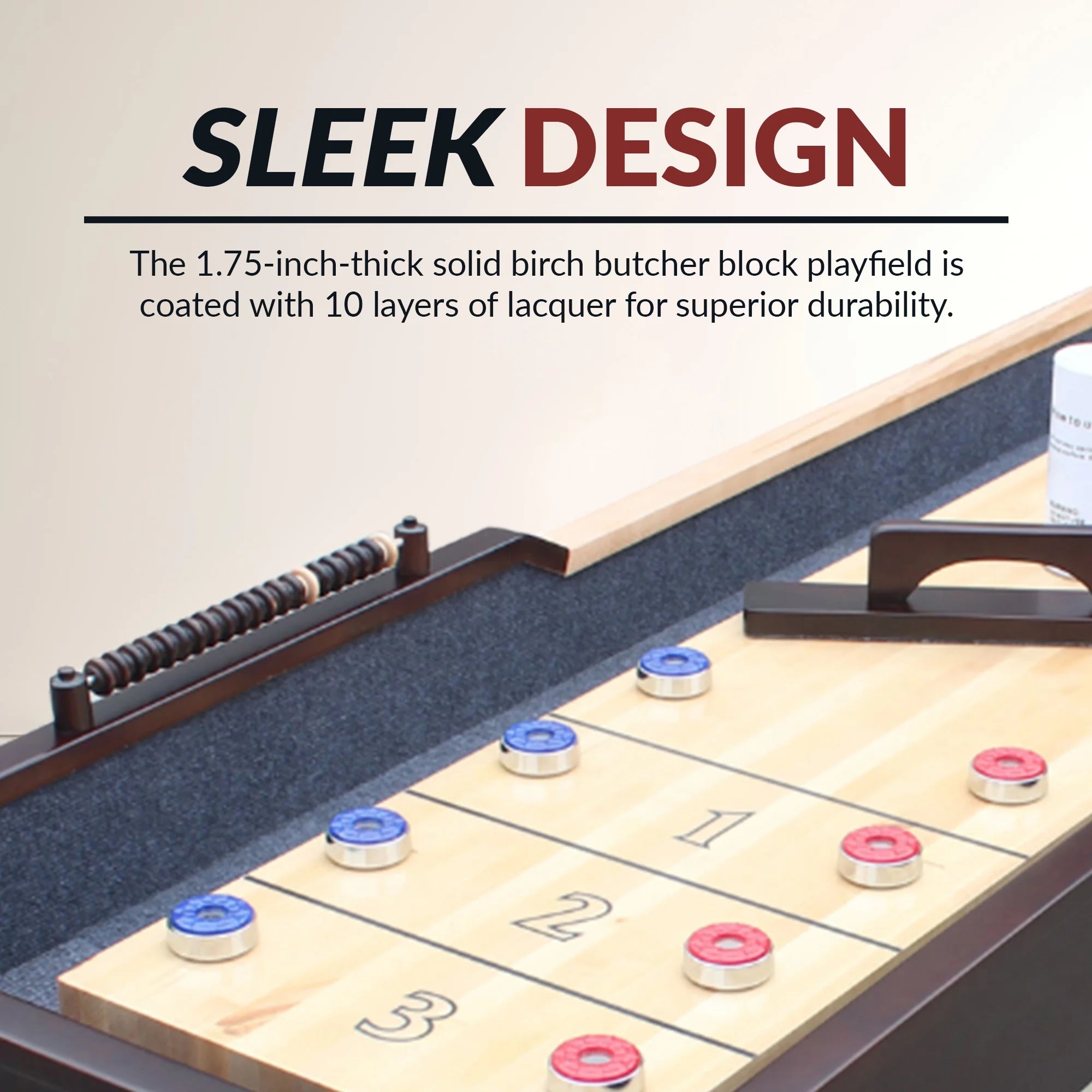Merlot Shuffleboard Table