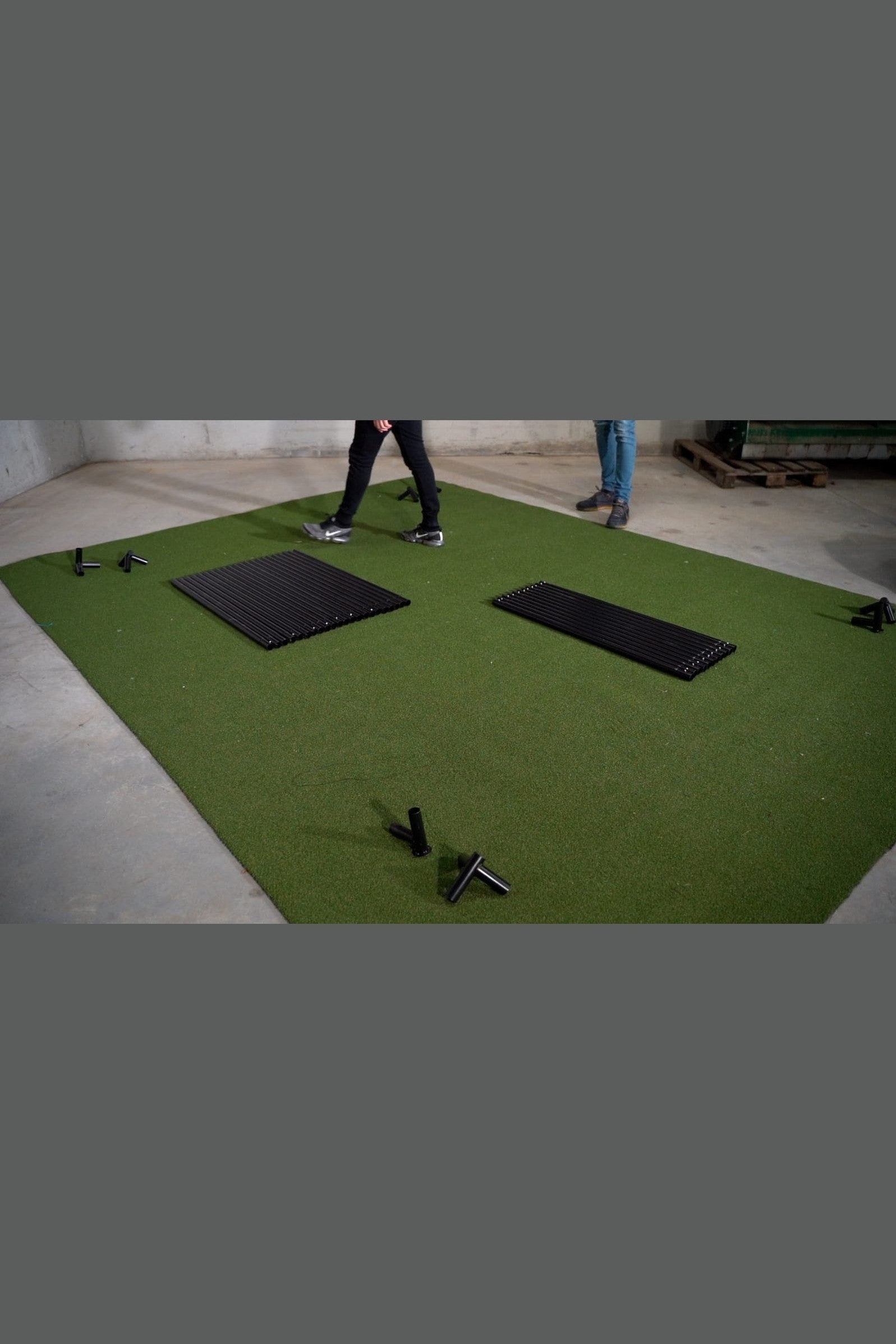 Golf Simulator Enclosure Package | SimBox with Impact Screen and Side Barriers