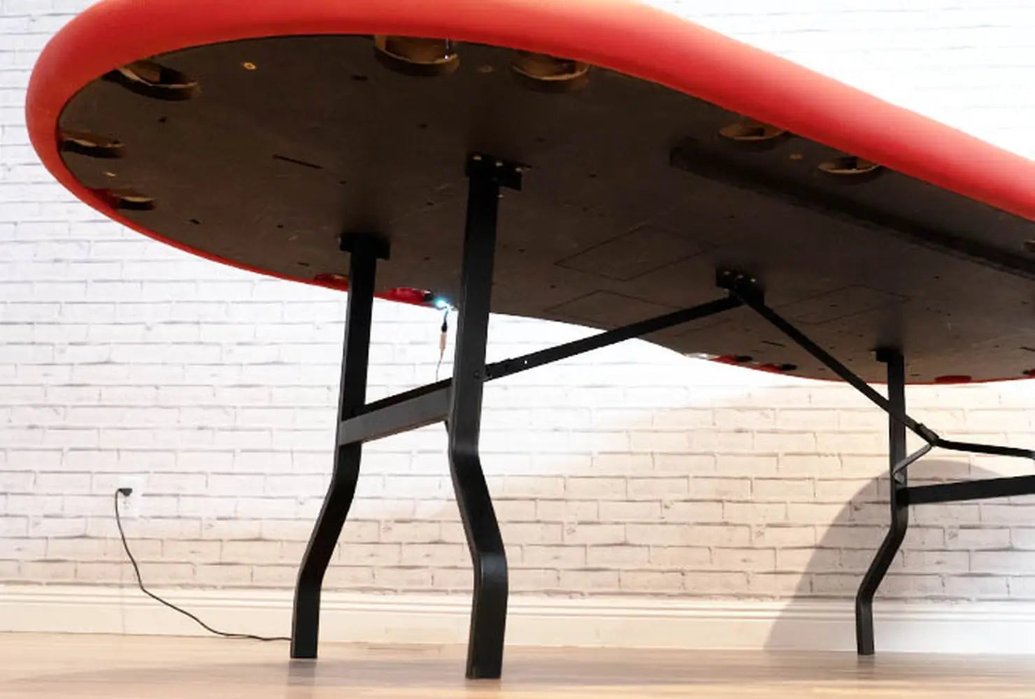 BBO Aces Pro Alpha LED Foldable Poker Table – 10 Player Tournament-Style Table