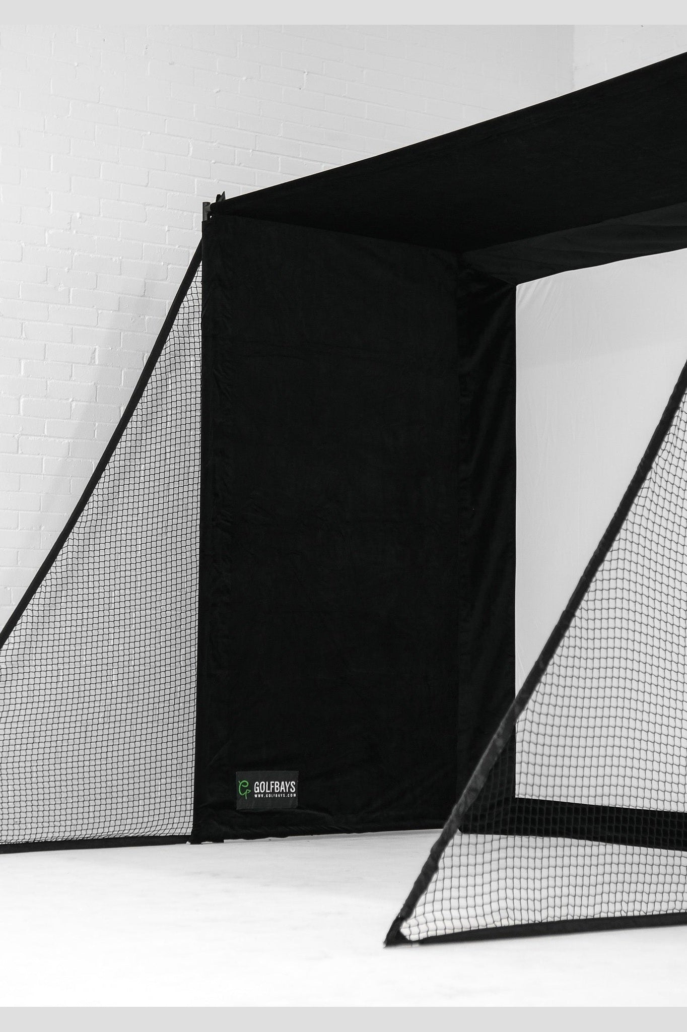 Golf Simulator Enclosure Package | SimBox with Impact Screen and Side Barriers