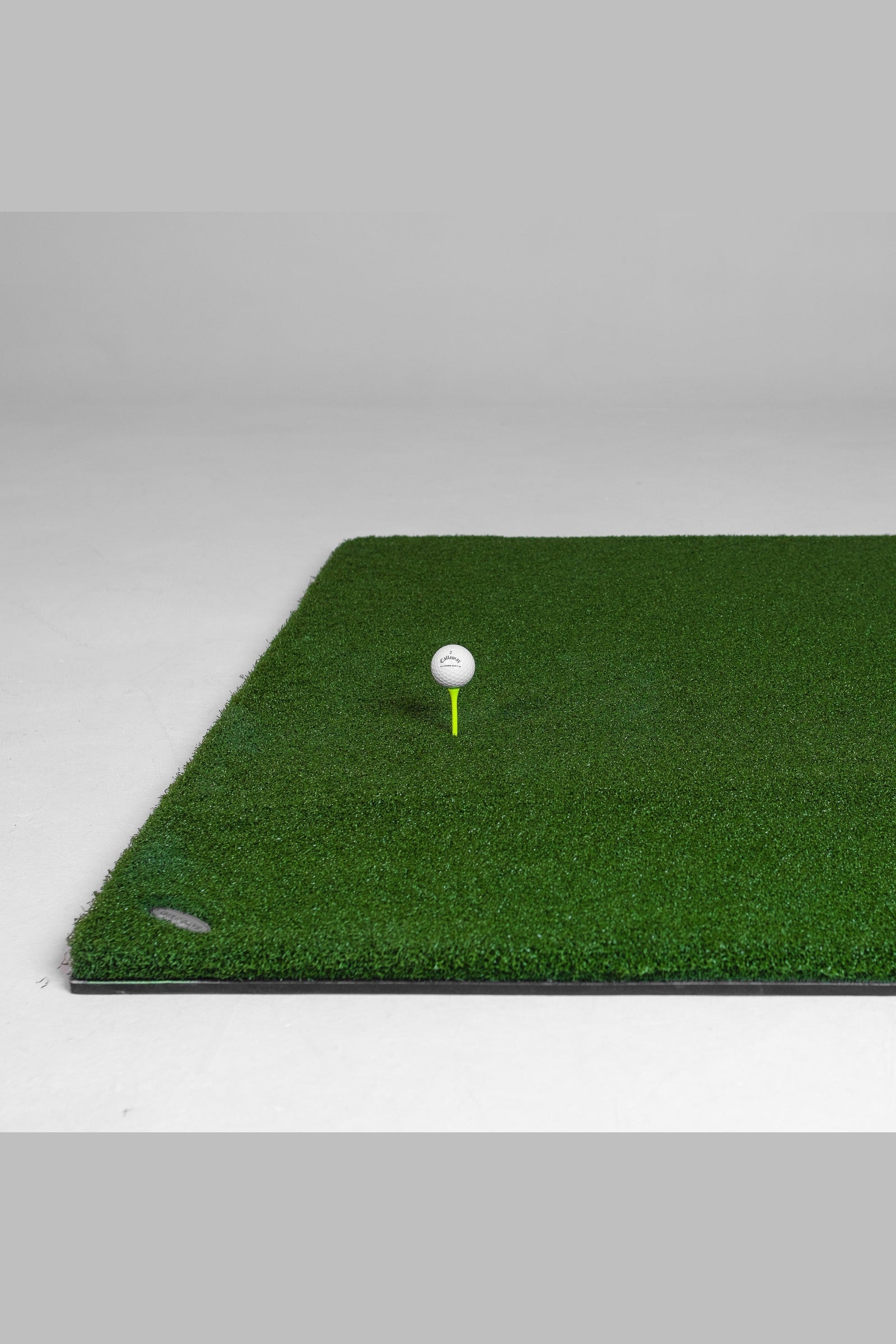 Golf Hitting Mat with Tee | 4'11"x4'11" Practice Mat for Home Golf