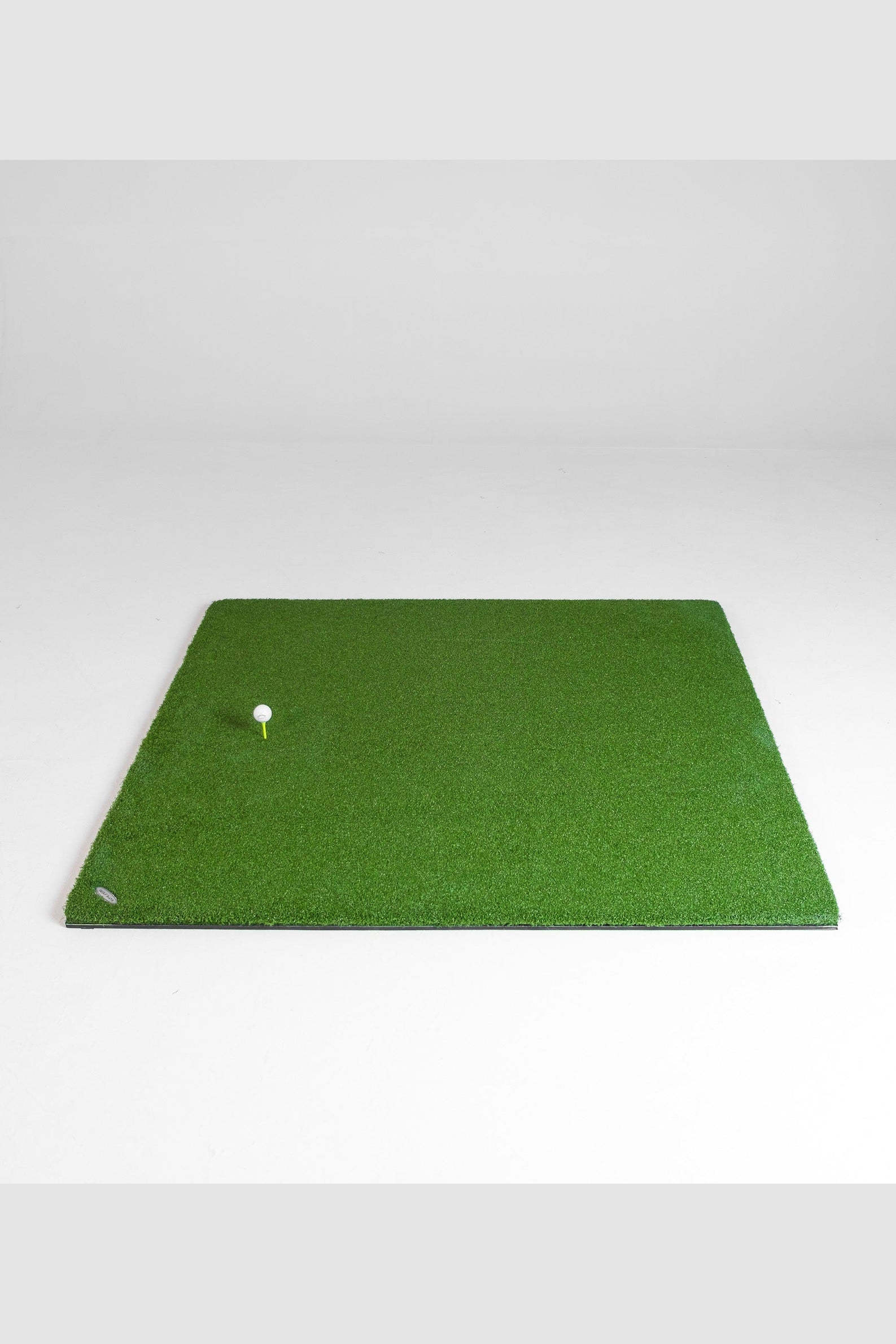 Golf Hitting Mat with Tee | 4'11"x4'11" Practice Mat for Home Golf