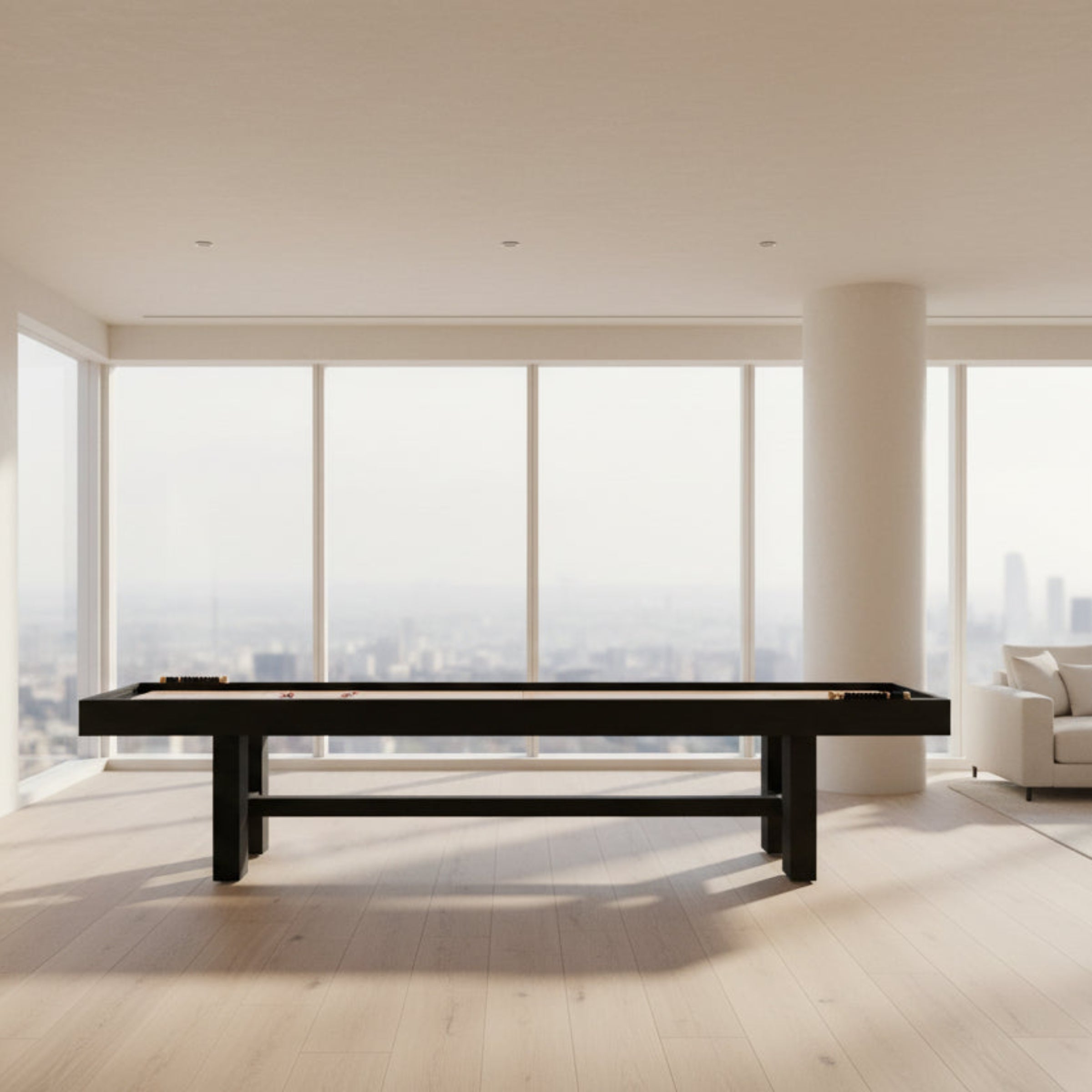 True North Custom Indoor Shuffleboard Table for Home Game Rooms