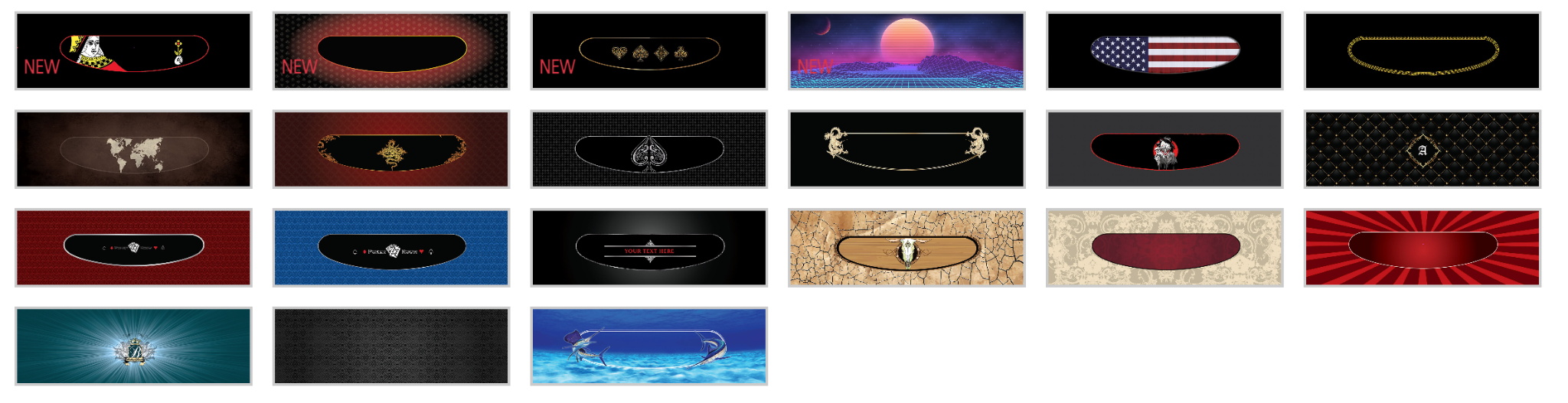 BBO Lumen HD Lighted Poker Table- 10 Player Table